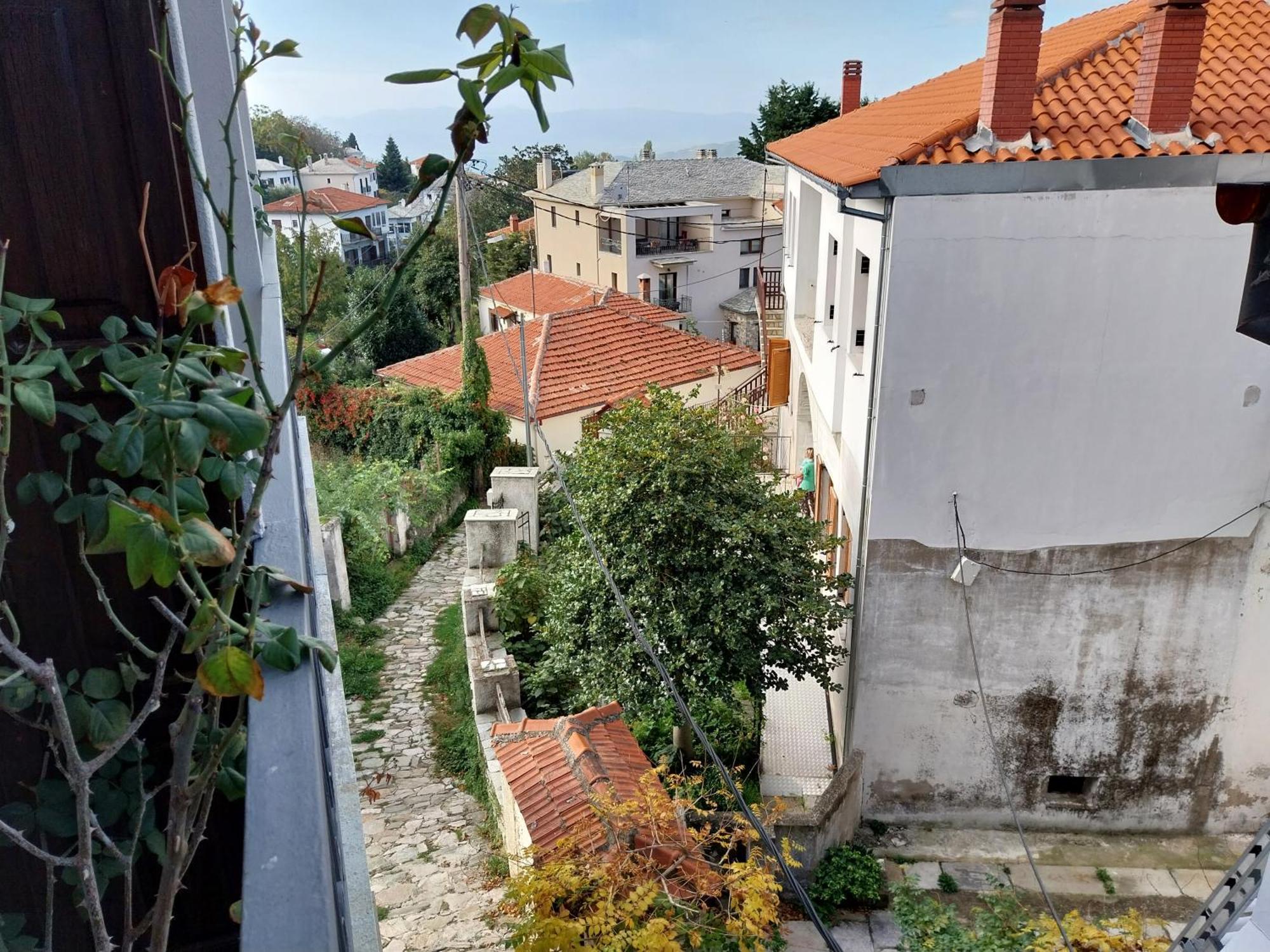 Marousos Central Guesthouse Portaria  Bagian luar foto